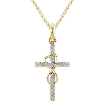 Eight-character Cross Necklace